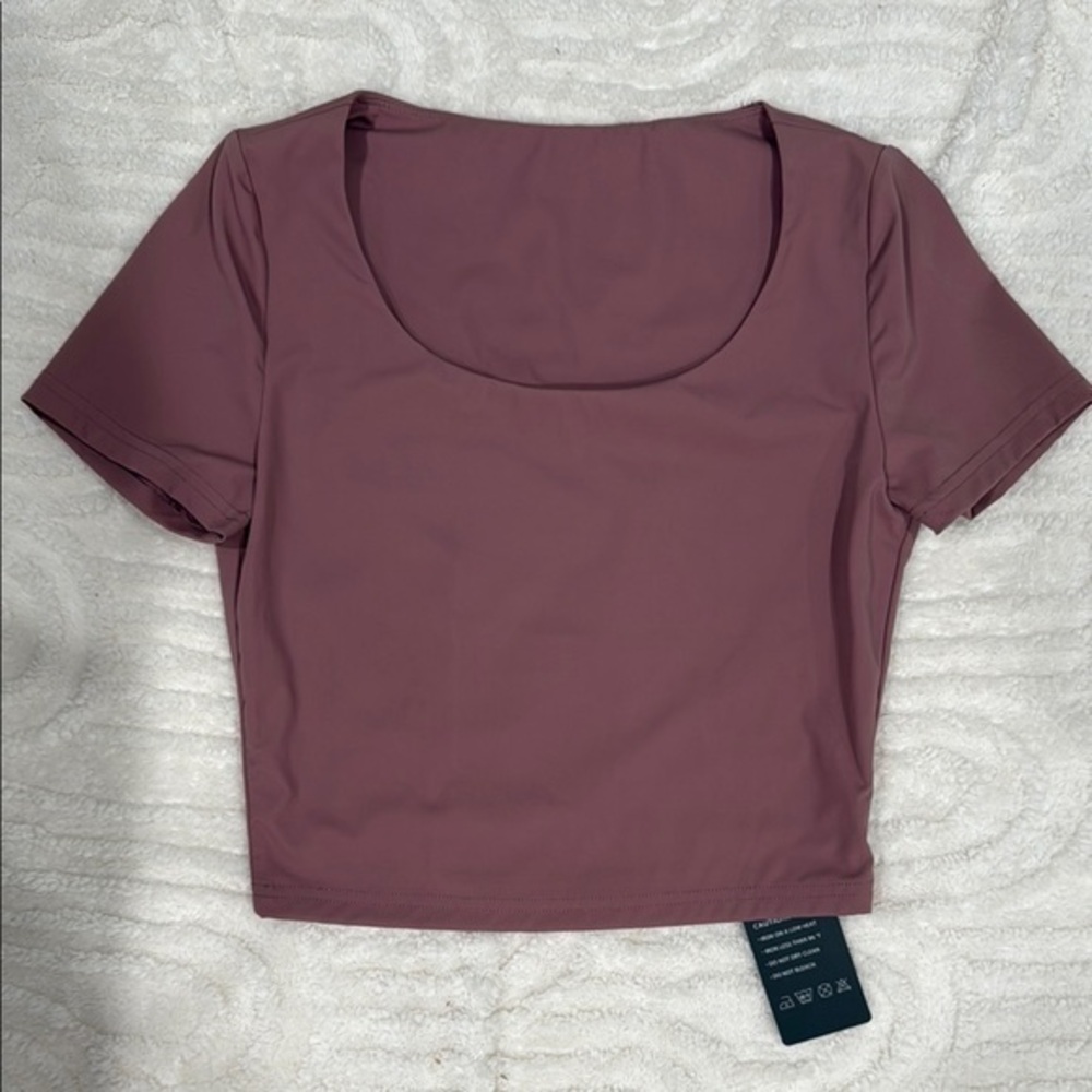 Women's Mauve Crop Top